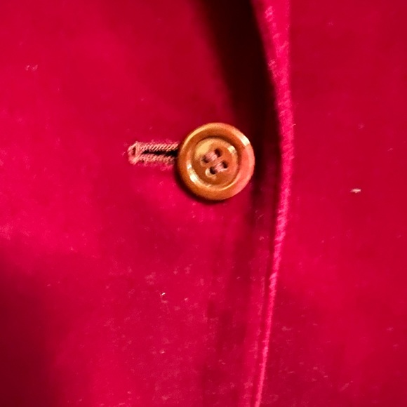 La Bonne Vie dark wine velvet blazer lined size 18 - Picture 5 of 9